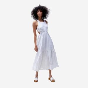 Billabong backless white summer dress